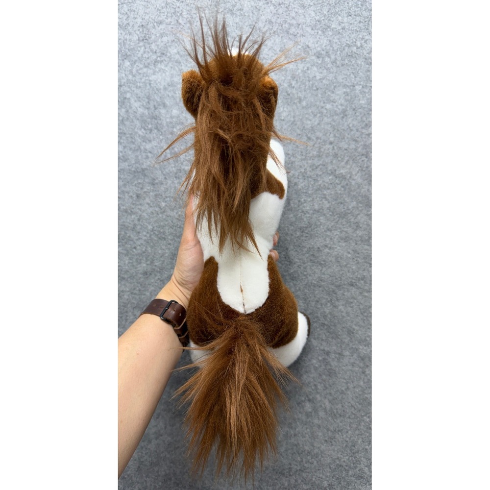 Aurora World Pinto Horse Plush Brown White Get Well Heart Stuffed Animal 11 Inch - Picture 6 of 12
